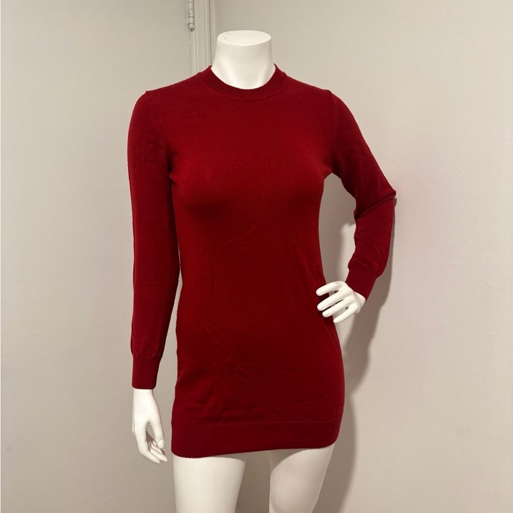 Burberry Red Knit Top